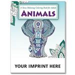 SCS2115 Animals Adult Coloring Book With Custom Imprint